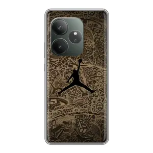 Чохли для Realme GT 6T - з картинкою JORDAN (AlphaPrint) (Logo Jordan)