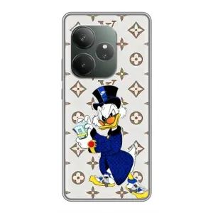 Чехли для Realme GT 6T - Скрудж МакДак Louis Vuitton (PREMIUMPrint) (Макдак на стилі)