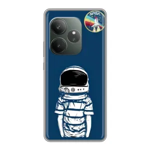 Чохол NASA для Realme GT 6T (AlphaPrint) (Хлопчик в шоломі)