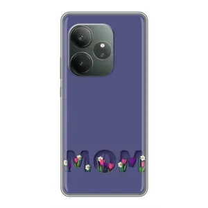 Чехлы для мамы на Realme GT 6T (Мама в цветах)