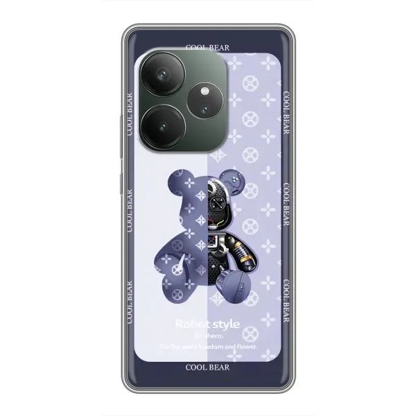 Чехол с принтом «Медвежонок LV» для Realme GT 6T