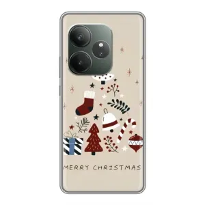 Різдвяні Чохли для Realme GT 6T (VPrint) (Merry Christmas)