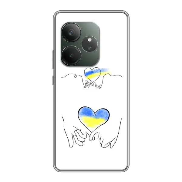 Чохол з принтом «Мир Україні» для Realme GT 6T Чохол з принтом «Мир Україні» для Realme GT 6T