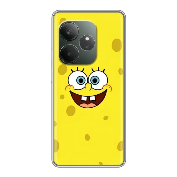 Чехол с принтом «Мордашка Спанч Боба» для Realme GT 6T