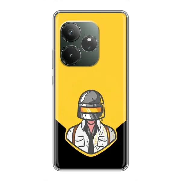 Чехол с принтом «Пабг в шлеме» для Realme GT 6T