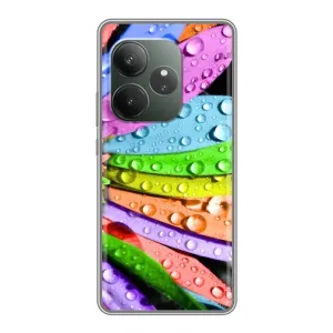 Чехлы (ART) Цветы на Realme GT 6T (VPrint) (Семицветик)