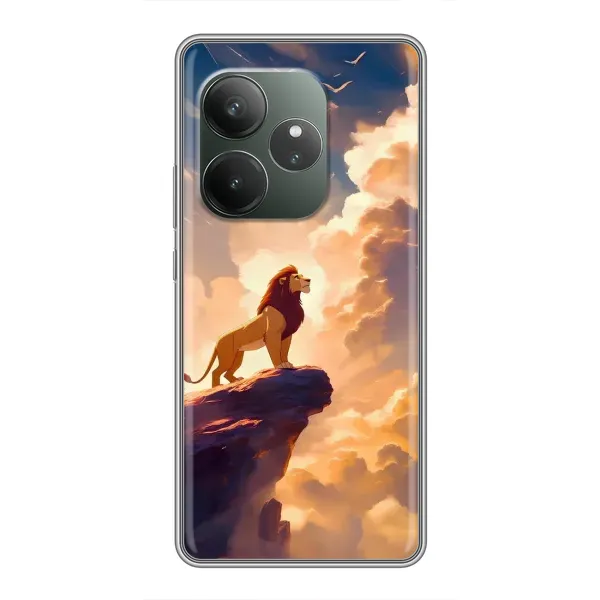 Чехол с принтом «Симба на скале» для Realme GT 6T