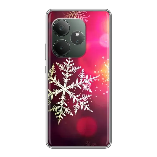 Чехол с принтом «Снежинка» для Realme GT 6T