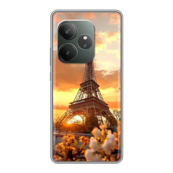 Чехол с принтом «Солнечная башня» для Realme GT 6T