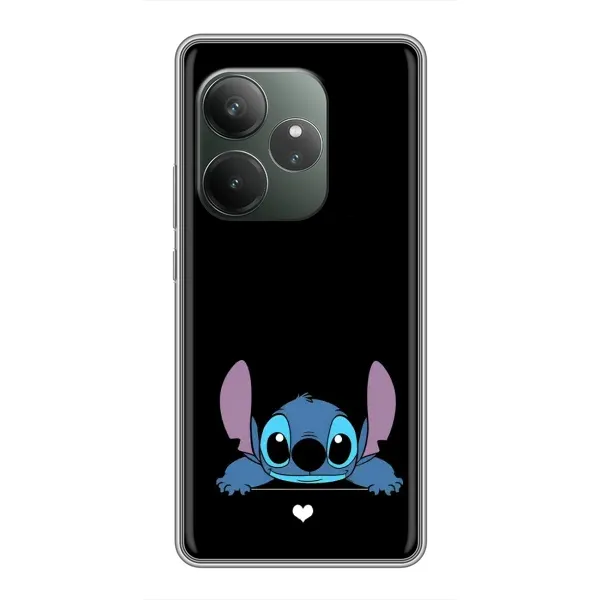 Чехол с принтом «Стич на черном» для Realme GT 6T