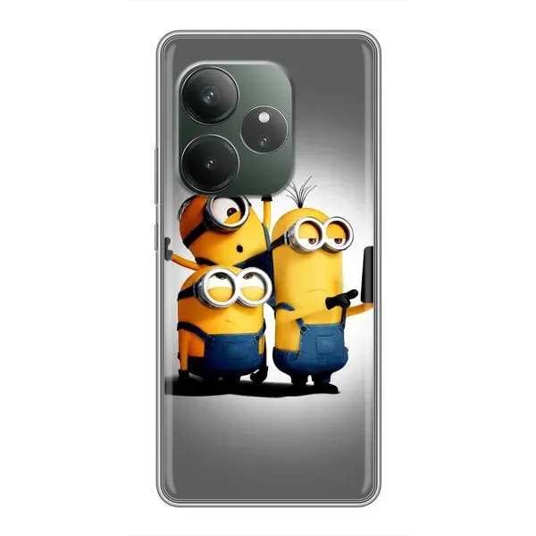Чехол с принтом «Три миньона» для Realme GT 6T