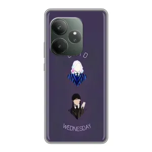 Чохли Венсдей на Realme GT 6T Уенсдей (AlphaPrint) (Венздей і подруга)