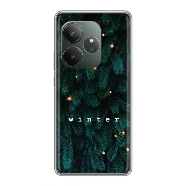 Чехол с принтом «Winter» для Realme GT 6T