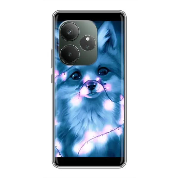 Чехол с принтом «Яркая лисичка» для Realme GT 6T