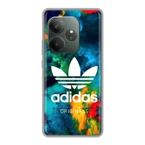 Чохли Адидас для Realme GT 6T (AlphaPrint) (Яскравий Адідас)