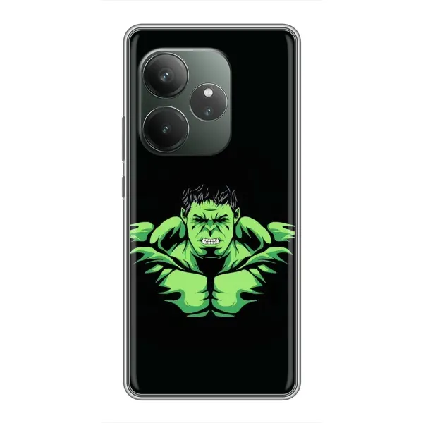 Чехол с принтом «Зелёный Халк» для Realme GT 6T