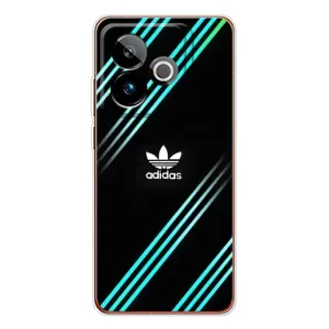 Чехлы Адидас для Realme GT 7 (AlphaPrint) (Адидас с полосами)