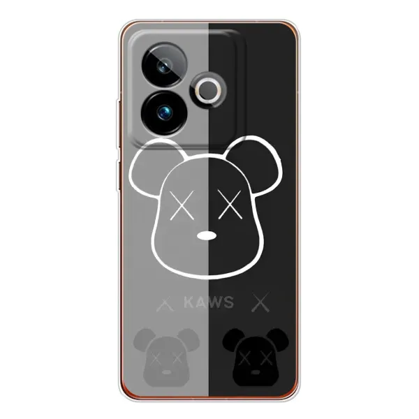 Чехол с принтом «БеарБрик глаза» для Realme GT 7