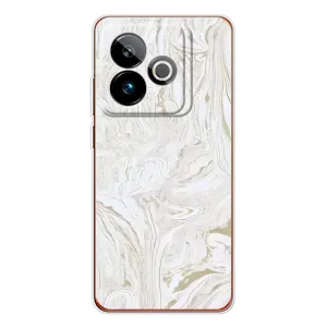 Мраморный чехол на Realme GT 7 (VPrint) (Белый мрамор)