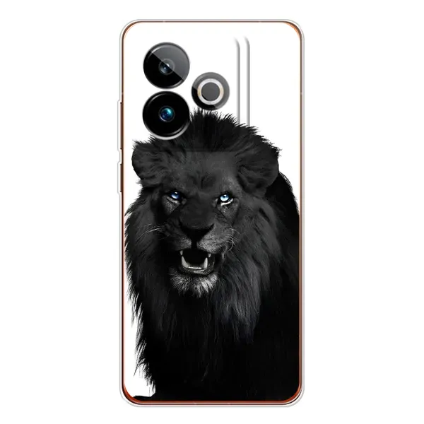 Чехол с принтом «Черный ЛЕВ» для Realme GT 7
