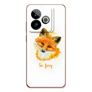 Чехлы с картинкой Лисички для Realme GT 7 (VPrint) (Девочка Лиса)