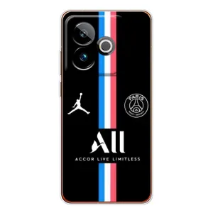 Чехлы PSG для Realme GT 7 (AlphaPrint) (футболка ПСЖ)