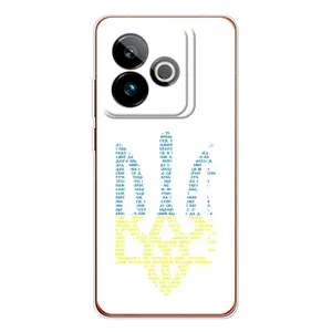 Чехлы для Realme GT 7  Укр. Символика (AlphaPrint) (Герб из букв)