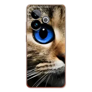 Чехол с принтом «Глаз кота» для Realme GT 7