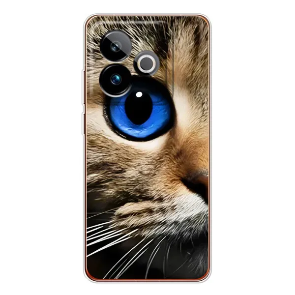 Чехол с принтом «Глаз кота» для Realme GT 7 Чехол с принтом «Глаз кота» для Realme GT 7