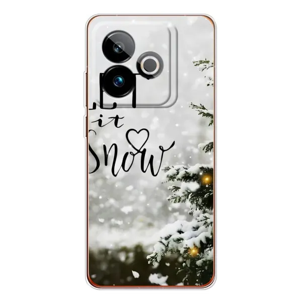 Чехол с принтом «Let it snow» для Realme GT 7