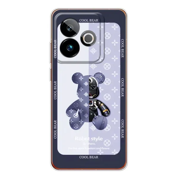 Чехол с принтом «Медвежонок LV» для Realme GT 7