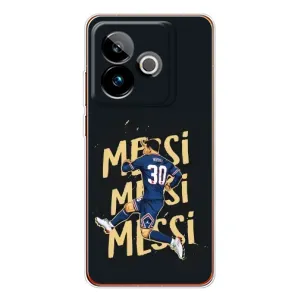 Чехлы для Realme GT 7 (Leo чемпион) (AlphaPrint) (Messi ПСЖ)