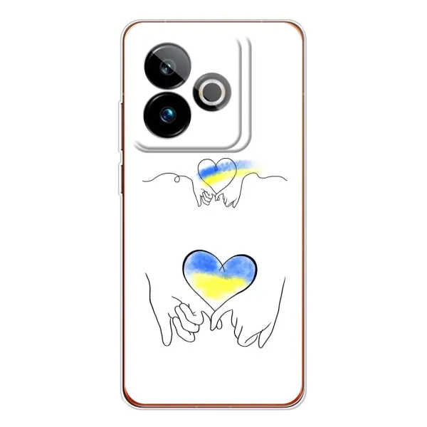 Чехол с принтом «Мир Украине» для Realme GT 7