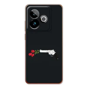 Чехлы (ART) Цветы на Realme GT 7 (VPrint) (Неожиданные цветы)