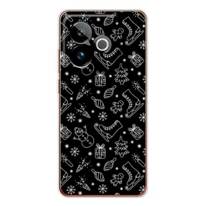 Новогодние, Праздничные Чехлы для Realme GT 7 - 2024 год (Новогодний фон)