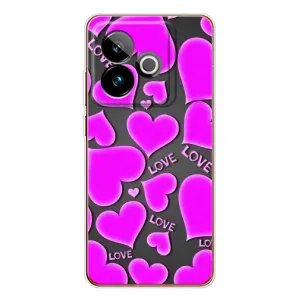 Чехлы для любимой на ДжиТи 7 (VPrint) (Pink hearts)