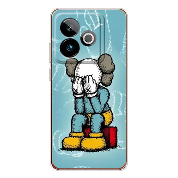 Чехол с принтом «Плач Bearbrick» для Realme GT 7