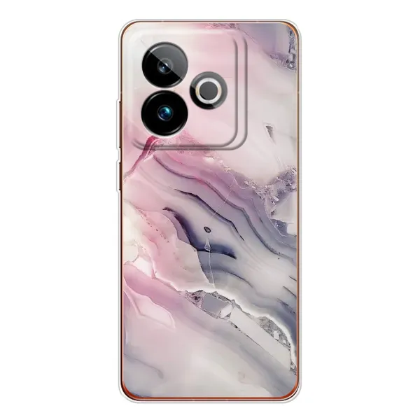Чехол с принтом «Пурпурный Мрамор» для Realme GT 7
