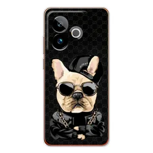Чехлы с крутыми принтами для Realme GT 7 - (PREMIUMPrint) (Стильная собака)