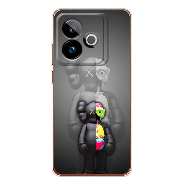 Чехол с принтом «Тело Bearbrick» для Realme GT 7