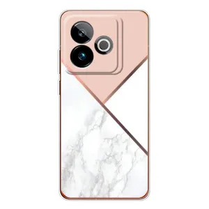 Мраморный чехол на Realme GT 7 (VPrint) (Тройной мрамор)