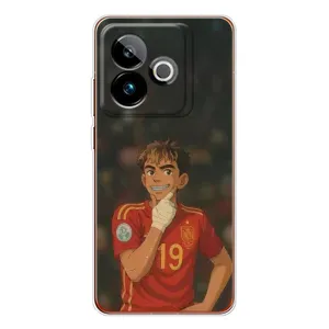 Чохол з футболістом Ламін Ямаль Realme GT 7 (Ямаль аніме)