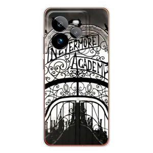 Чохол з дизайном Венздей 2 на Realme GT 7Pro (Ворота Академії Невермор)