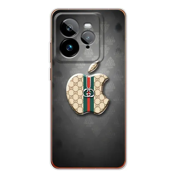 Чохол з принтом «Apple gucci» для Realme GT 7Pro