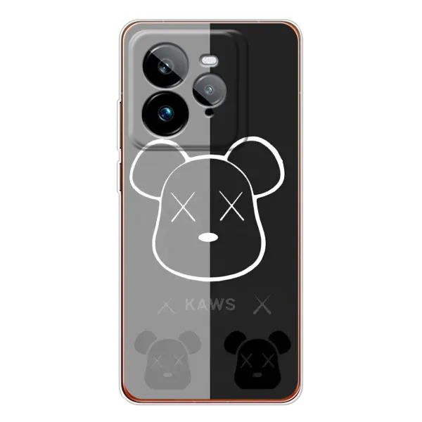 Чохол з принтом «БеарБрік очі» для Realme GT 7Pro