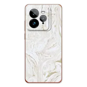Мраморный чехол на Realme GT 7Pro (VPrint) (Белый мрамор)