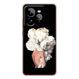 Чехлы (ART) Цветы на Realme GT 7Pro (VPrint) (Білі квіти)