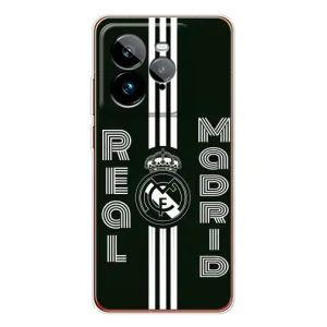 ФК Реал Мадрид чохли для Realme GT 7Pro (AlphaPrint) (чорно білий Реал)