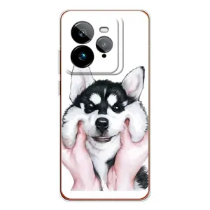 Чохли з собаками для Realme GT 7Pro (VPrint) (Радісний Хаскі)