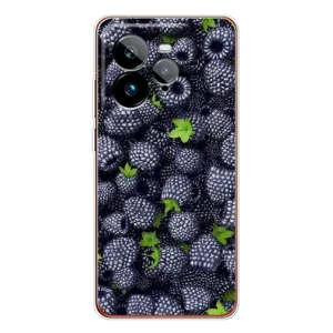 Чехлы с Фруктами для Realme GT 7Pro (VPrint) (Ежевика)